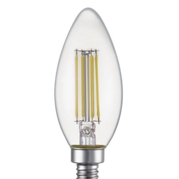 Great Value LED Light Bulb, 5.5 Watts (60W Eqv.) B10 Deco Lamp E12 Base,Dimmable - Picture 4 of 5